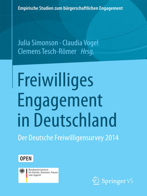 cover image of Freiwilliges Engagement in Deutschland